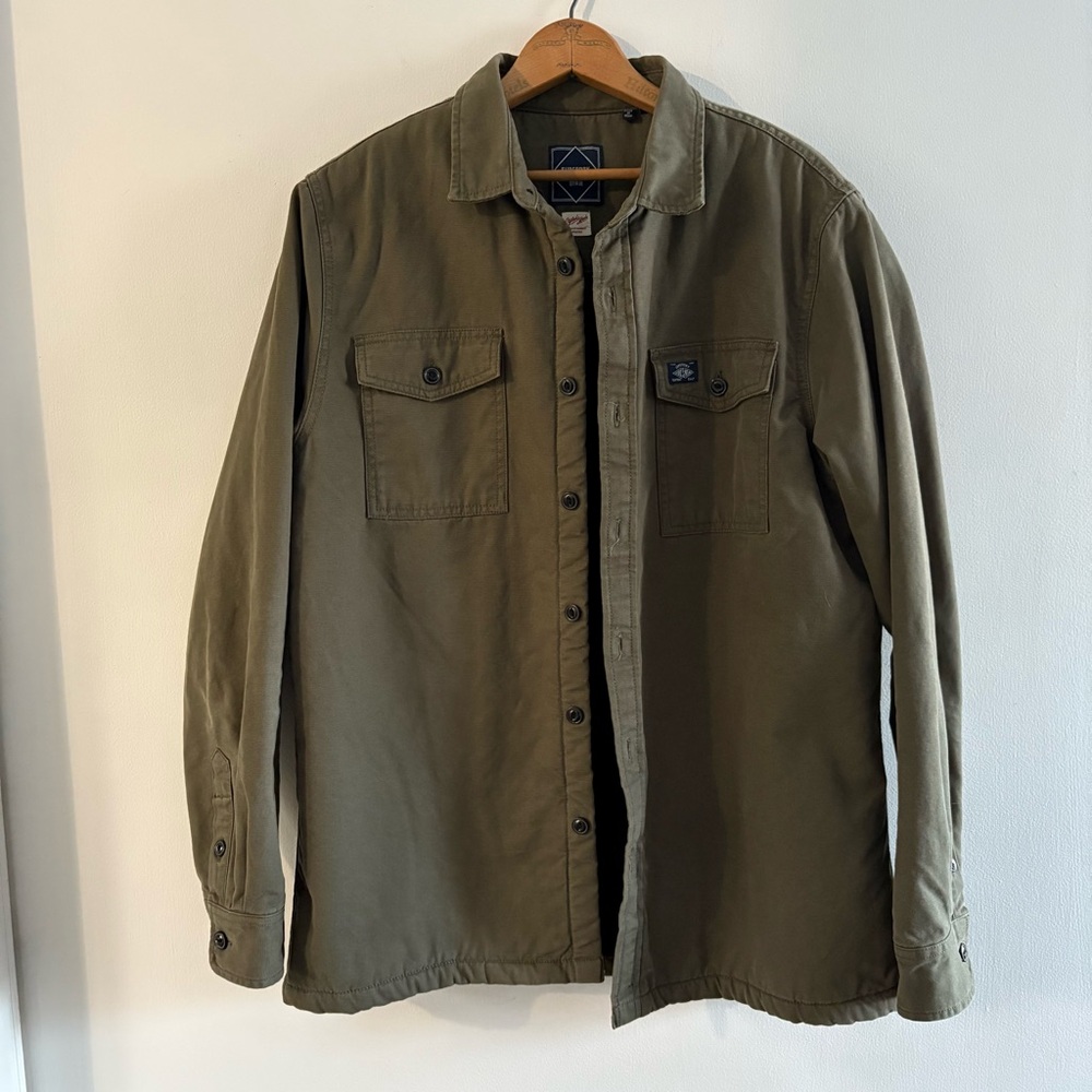 Superdry borg lined miller overshirt XL